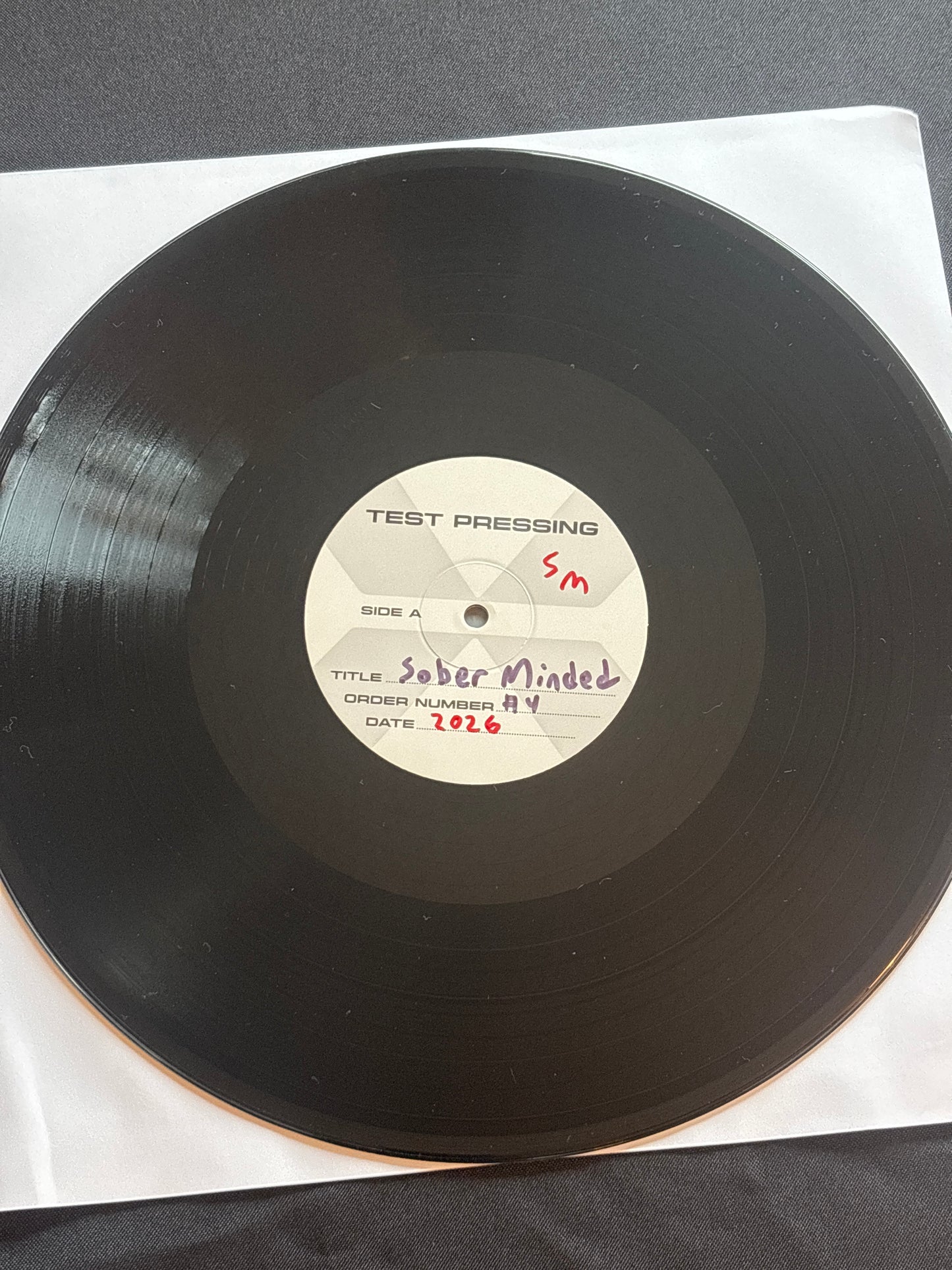 Braille and YP aka Young Paul “Sober Minded" (Limited Black Test Press - 4 copies)