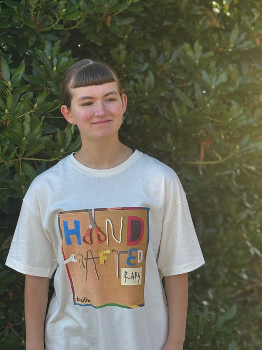 "Handcrafted Raps" Oversized Boxy Tee (limited to 100)