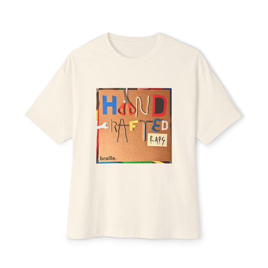 "Handcrafted Raps" Oversized Boxy Tee (limited to 100)