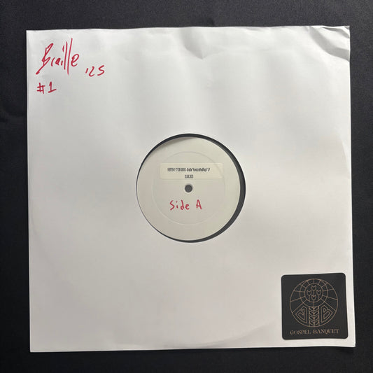 Braille "Handcrafted Raps" (Limited Black Test Press - 4 copies)